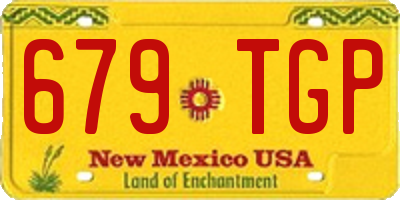 NM license plate 679TGP
