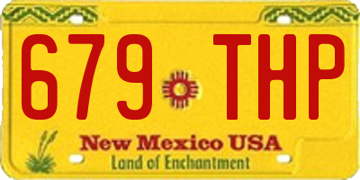 NM license plate 679THP