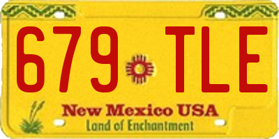 NM license plate 679TLE