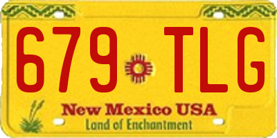 NM license plate 679TLG
