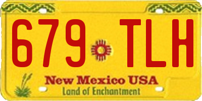 NM license plate 679TLH