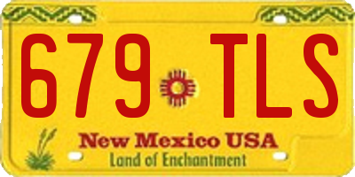 NM license plate 679TLS