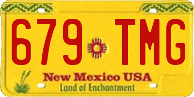 NM license plate 679TMG