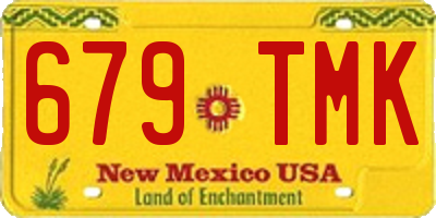 NM license plate 679TMK