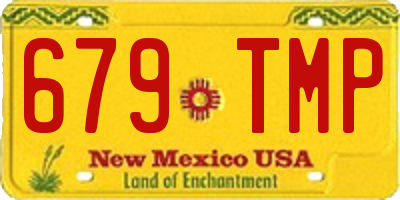 NM license plate 679TMP