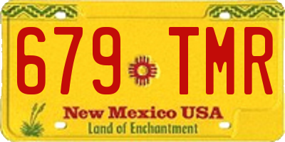 NM license plate 679TMR
