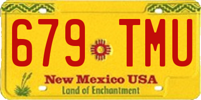 NM license plate 679TMU