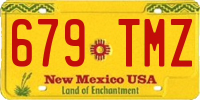 NM license plate 679TMZ