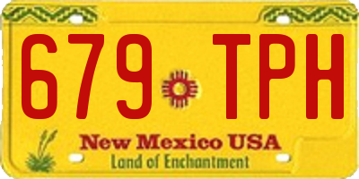 NM license plate 679TPH