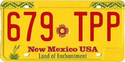 NM license plate 679TPP