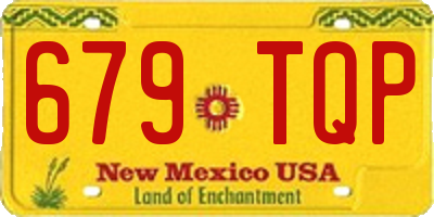 NM license plate 679TQP