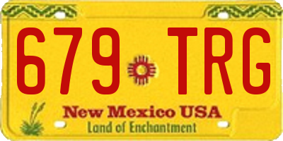 NM license plate 679TRG