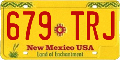 NM license plate 679TRJ