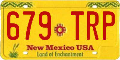 NM license plate 679TRP