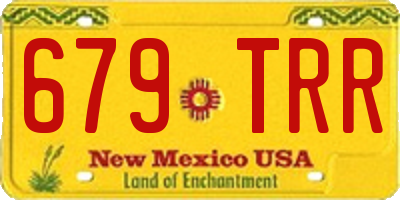 NM license plate 679TRR