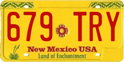 NM license plate 679TRY