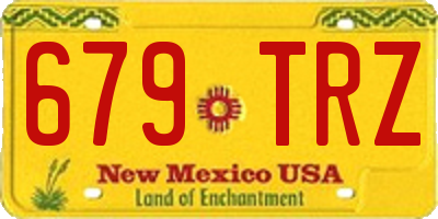 NM license plate 679TRZ