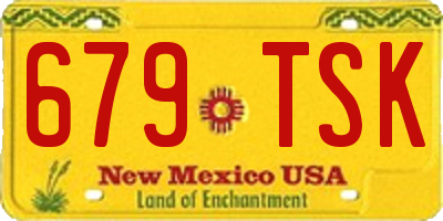 NM license plate 679TSK