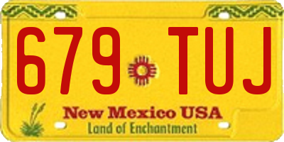 NM license plate 679TUJ
