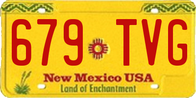 NM license plate 679TVG