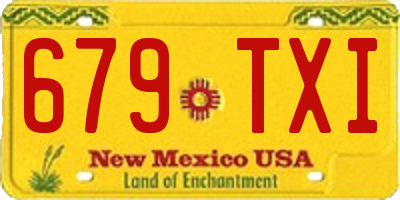 NM license plate 679TXI