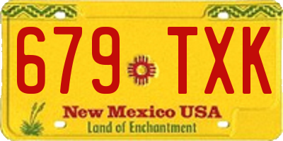 NM license plate 679TXK