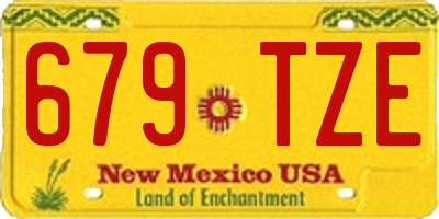 NM license plate 679TZE