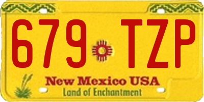 NM license plate 679TZP