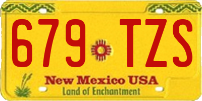 NM license plate 679TZS