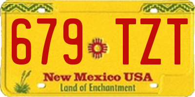 NM license plate 679TZT