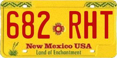 NM license plate 682RHT