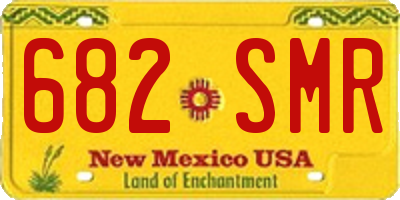 NM license plate 682SMR