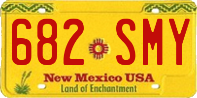 NM license plate 682SMY