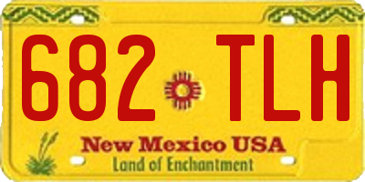NM license plate 682TLH