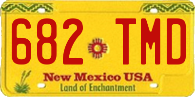 NM license plate 682TMD