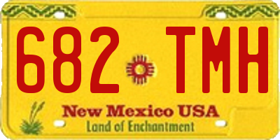 NM license plate 682TMH