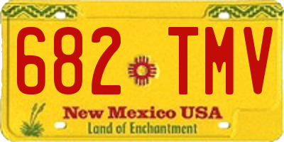 NM license plate 682TMV