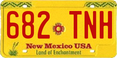 NM license plate 682TNH