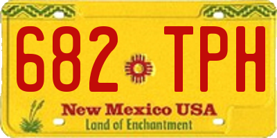 NM license plate 682TPH