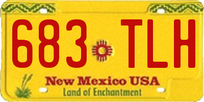 NM license plate 683TLH