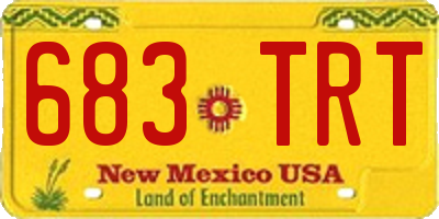 NM license plate 683TRT