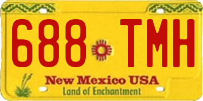 NM license plate 688TMH