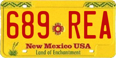 NM license plate 689REA