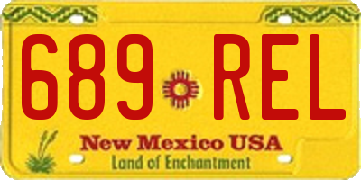 NM license plate 689REL