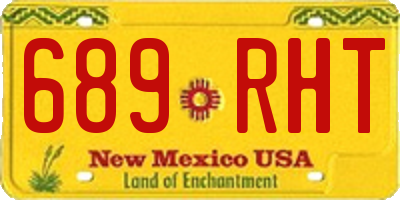NM license plate 689RHT