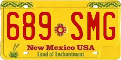 NM license plate 689SMG