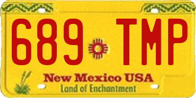 NM license plate 689TMP