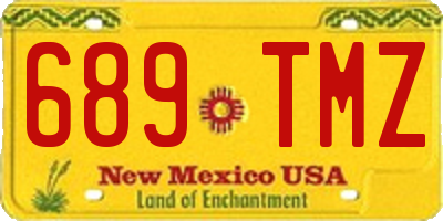 NM license plate 689TMZ