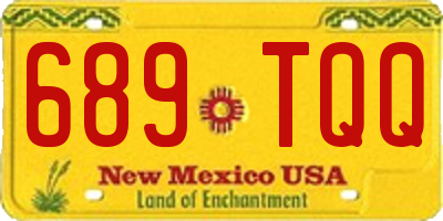 NM license plate 689TQQ