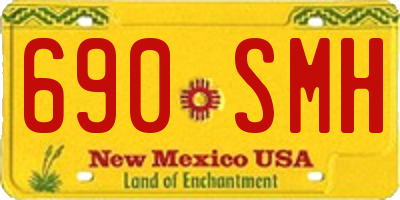 NM license plate 690SMH